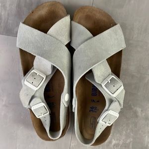 Birkenstock sandals with ankle strap. Size 36 narrow.